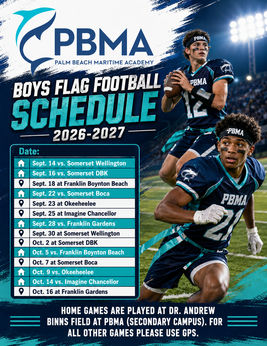 Flag Football Poster