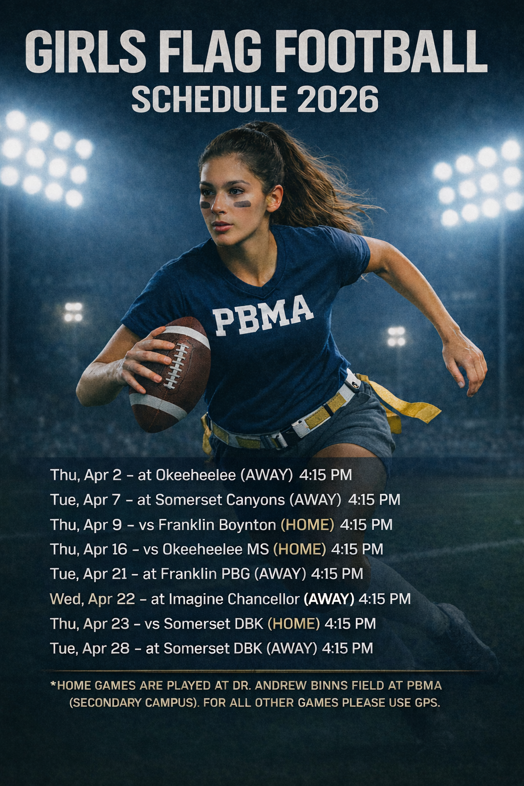 Flag Football Poster